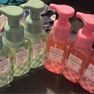 Bath and body works gingham gorgeous and gingham fresh foaming hand soaps